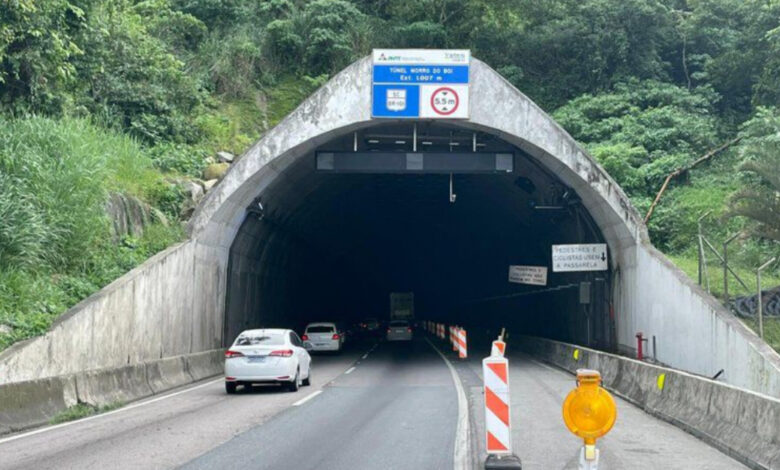 Túnel do Morro do Boi, em BC, terá bloqueio temporário para testes de segurança