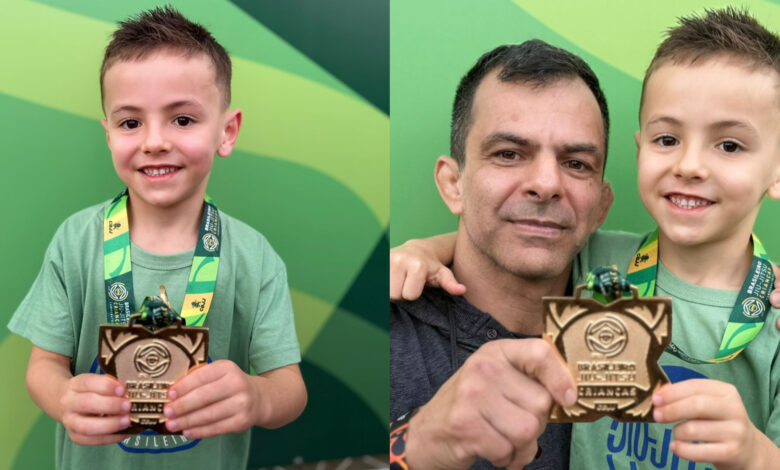Indaialense conquista medalha no Campeonato Brasileiro Kids de Jiu-Jítsu