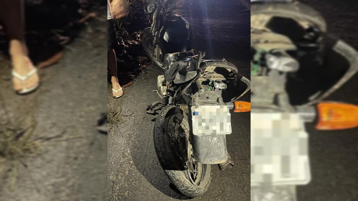 Motociclista fica gravemente ferido após colisão com carro em Indaial; motorista não foi encontrado no local