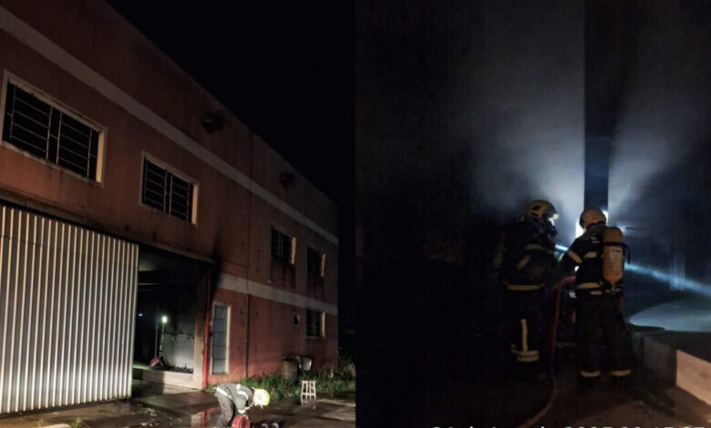 Incêndio atinge empresa têxtil em Brusque e destrói veículos