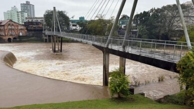 Defesa Civil de Timbó alerta para risco de chuvas intensas neste fim de semana