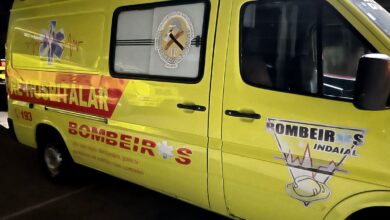 Atropelamento deixa duas pessoas feridas próximo à Havan em Indaial