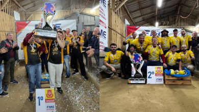 Cancha do Cenirio é campeã do 12º Campeonato Indaialense de Bocha em edição que homenageou Raimundo Ruckwoski