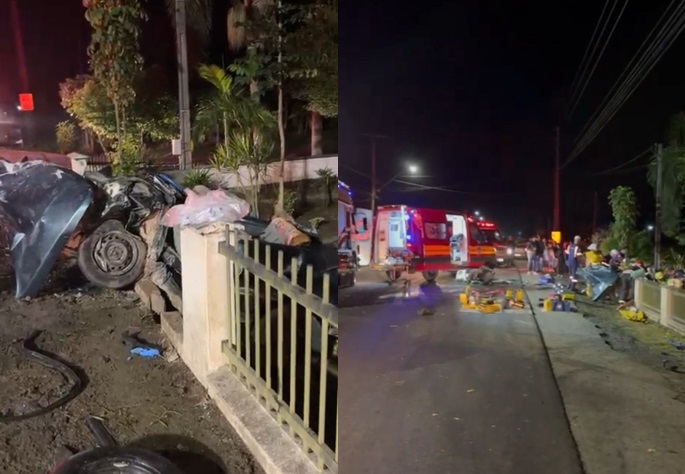 Motorista sem habilitação se entrega após grave acidente com morte em Timbó