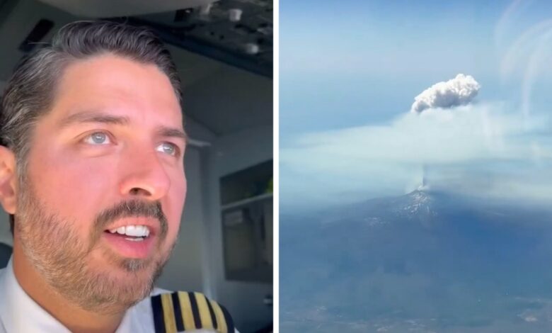 Vulcão Etna: Piloto brasileiro registra erupção durante voo sobre a Sicília