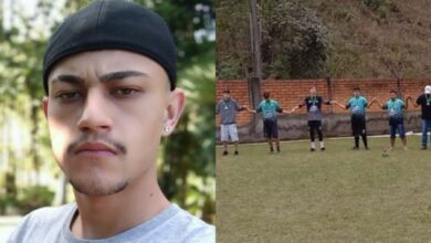 Patota de futebol realiza homenagem a motociclista motociclista de 24 anos morto em Blumenau
