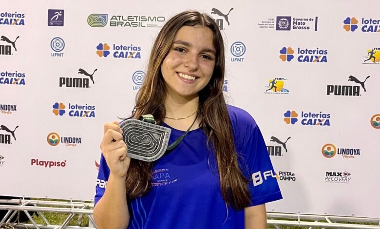 Atleta de Pomerode conquista o vice-campeonato no Brasileiro de Atletismo Sub-18