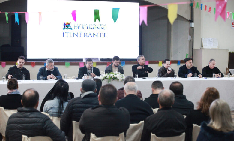 5ª sessão itinerante da Câmara de Blumenau acontece no Bom Retiro