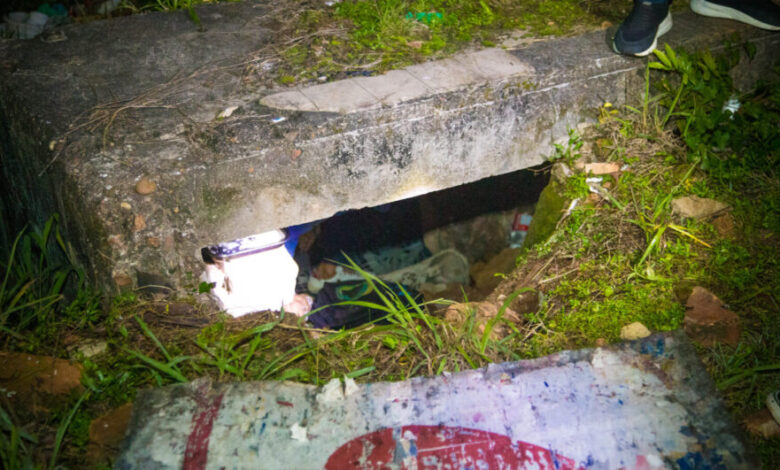 Estrutura improvisada: morador de rua é encontrado morando em área história de Blumenau