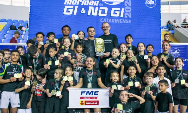 Indaial brilha na 4ª etapa do Catarinense de Jiu-Jitsu e revela nova safra de campeões
