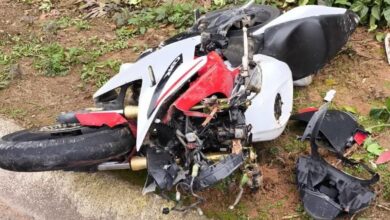 Duas pessoas ficam feridas em colisão entre moto e carro em Ibirama