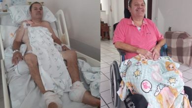 Clóvis enfrenta tetraparesia após acidente que agravou doença autoimune e precisa de ajuda para continuar o tratamento