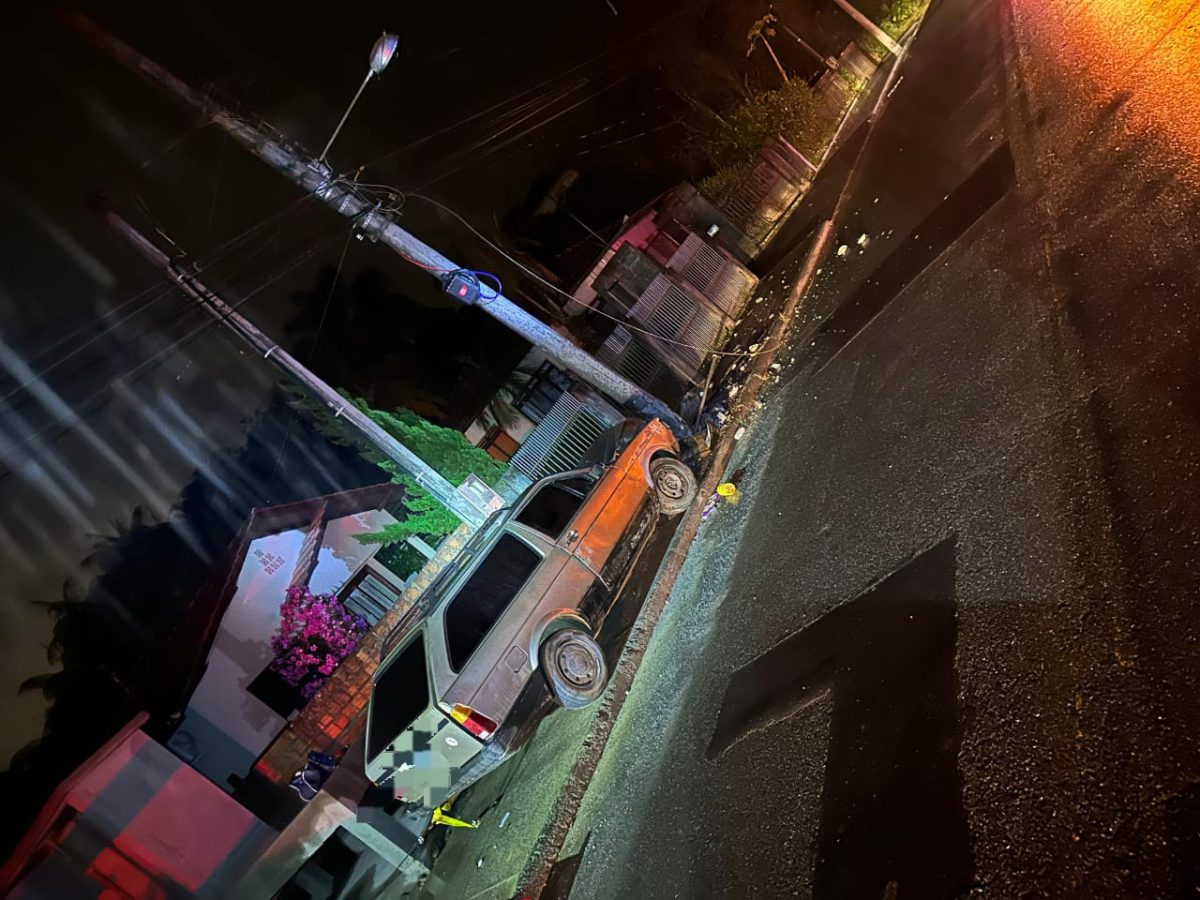 Adolescente de 14 anos colide contra poste ao tentar desviar de gambá em Pomerode