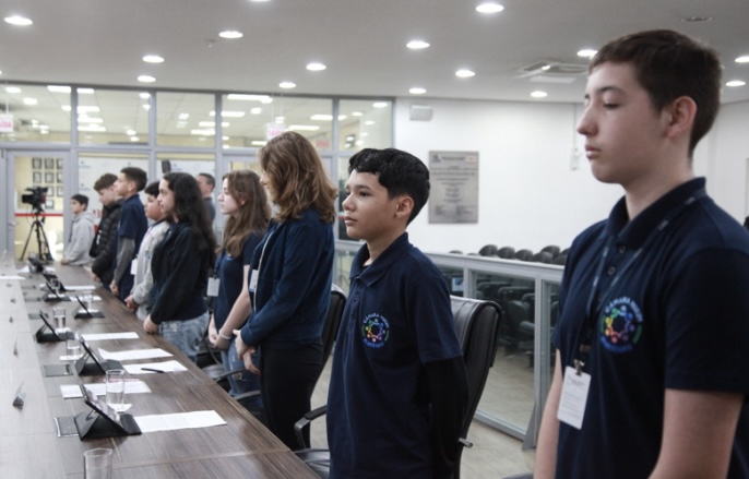 Chapa 1 é eleita para comandar a Câmara Mirim de Blumenau no segundo semestre de 2025