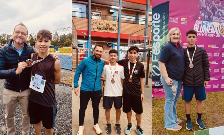 Com apenas dois atletas no estadual, Timbó retorna dos JESC com medalhas