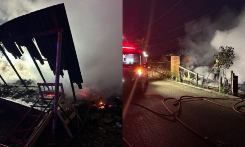 Em SC, cadeirante morre carbonizada durante incêndio em residência
