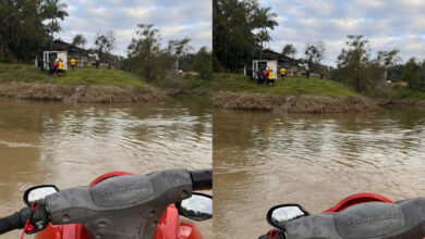 Corpo de homem desaparecido no Rio Itajaí-açu é localizado em Gaspar após 7 dias de busca