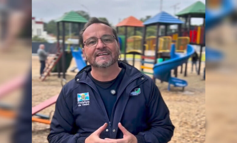 Comunidade e Prefeitura se unem para revitalizar parques em Timbó