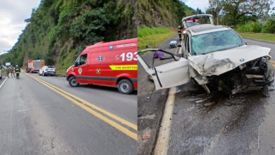 Motorista morre em acidente com capotamento na BR-470 em Apiúna
