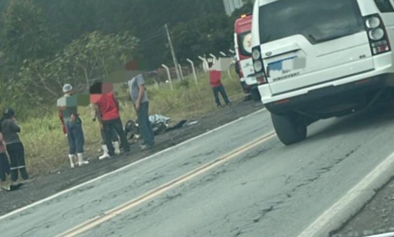 Acidente na SC-350, em Ituporanga, termina com fuga de motorista e morte de motociclista
