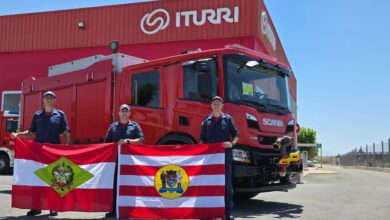 Blumenau será a primeira cidade de SC a receber caminhão de bombeiros de última geração vindo da Espanha
