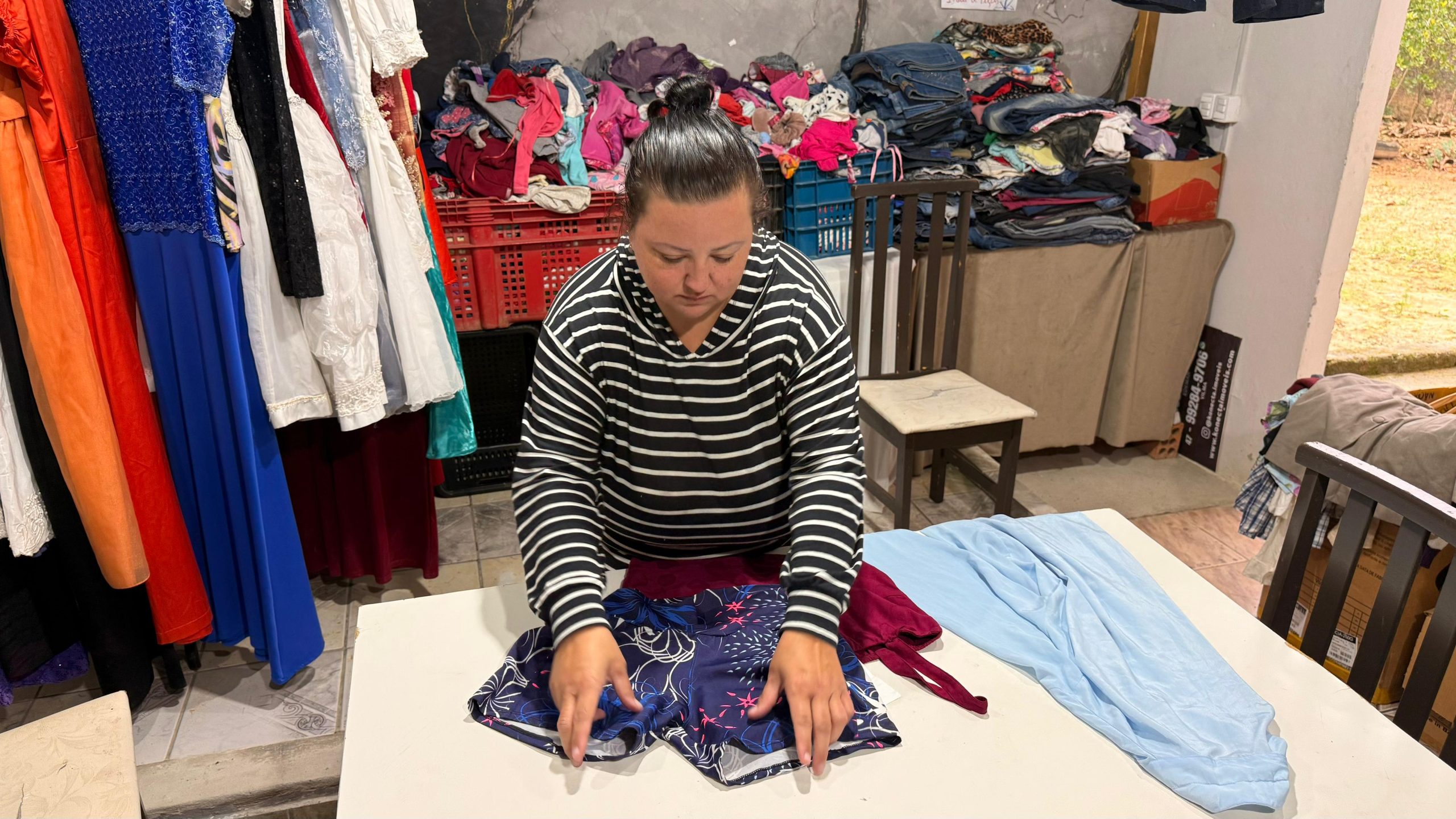 Projeto social em Indaial realiza bazar solidário em prol de famílias em situação de vulnerabilidade