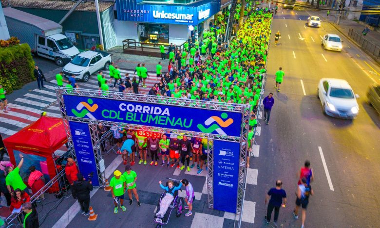 Corrida CDL Blumenau 2025 reúne 1.200 inscritos e confirma sucesso entre os principais eventos esportivos da cidade