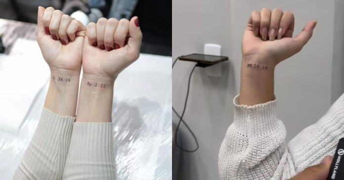 Tatuagem com versículo bíblico gera polêmica em BC: “parece uma seita”
