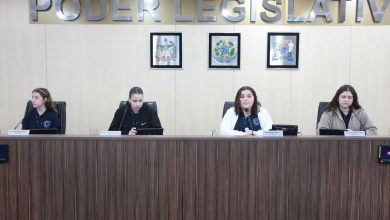 Vereadores Mirins de Blumenau realizam sessão itinerante na Escola Visconde de Taunay