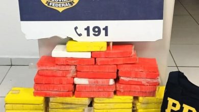 PRF apreende furgão com 43 kg de cocaína na BR-101 em Santa Catarina