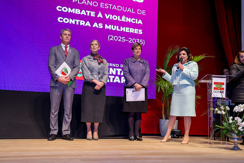 Plano estadual de SC vai até 2035; foco é prevenção e atendimento a mulheres vítimas de violência