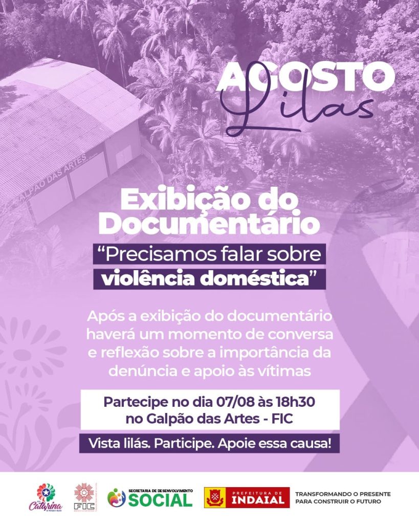 Caminhada e documentário marcam os 19 Anos da lei Maria da Penha