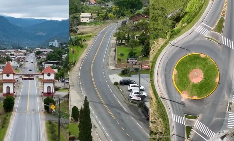 Estrada Boa: trecho entre Rodeio e Timbó passa por revitalização após 35 anos de espera