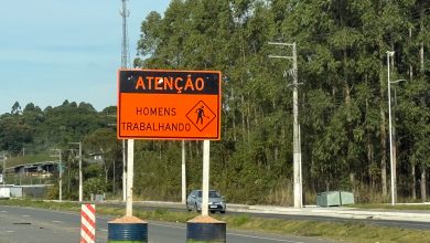 Trânsito será totalmente bloqueado na BR-470, em Indaial, para obras de duplicação