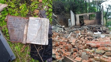 Incêndio em SC chama atenção após Bíblia permanecer intacta entre destroços