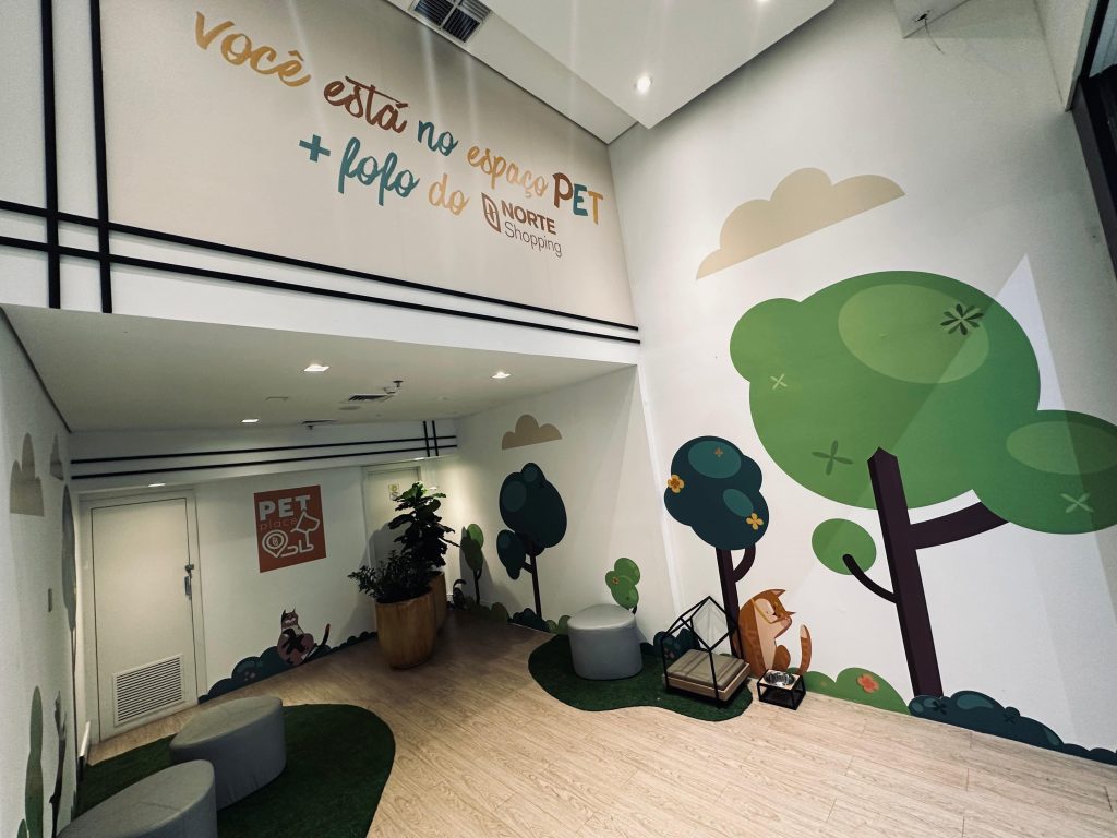 Norte Shopping inaugura espaço Pet Place para acolher animais de estimação