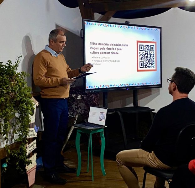 Indaial apresenta versão acessível da Trilha do Patrimônio com Inteligência Artificial