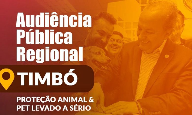 Timbó sedia audiência pública da Alesc para fortalecer políticas de proteção animal