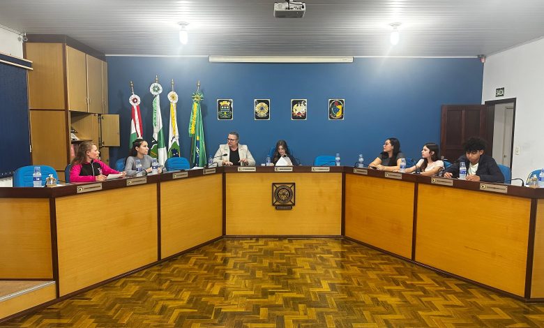 Sessão Mirim em Apiúna apresenta propostas para educação, trânsito e melhorias na cidade