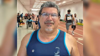 Silvio dos Anjos representa a cidade de Timbó no Circuito Nacional de Atletismo Paralímpico