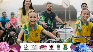 Passeio Ciclístico Verde e Amarelo anima programação da Festa Trentina em Rio dos Cedros