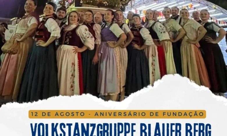 Volkstanzgruppe Blauer Berg celebra 34 anos mantendo viva a cultura alemã em Timbó