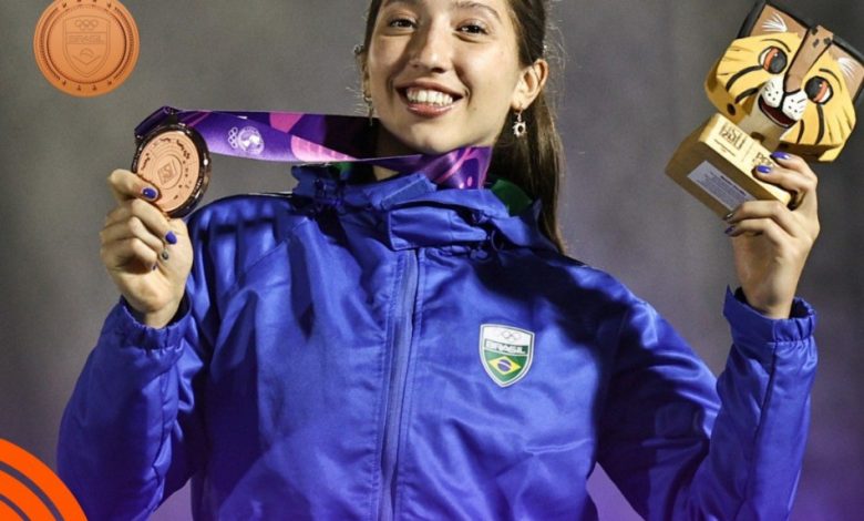 Bronze de Luana de Moura reforça talento de Blumenau nos Jogos Pan-Americanos