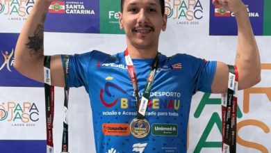 Blumenau estreia no Parajasc com mais de 60 medalhas na natação