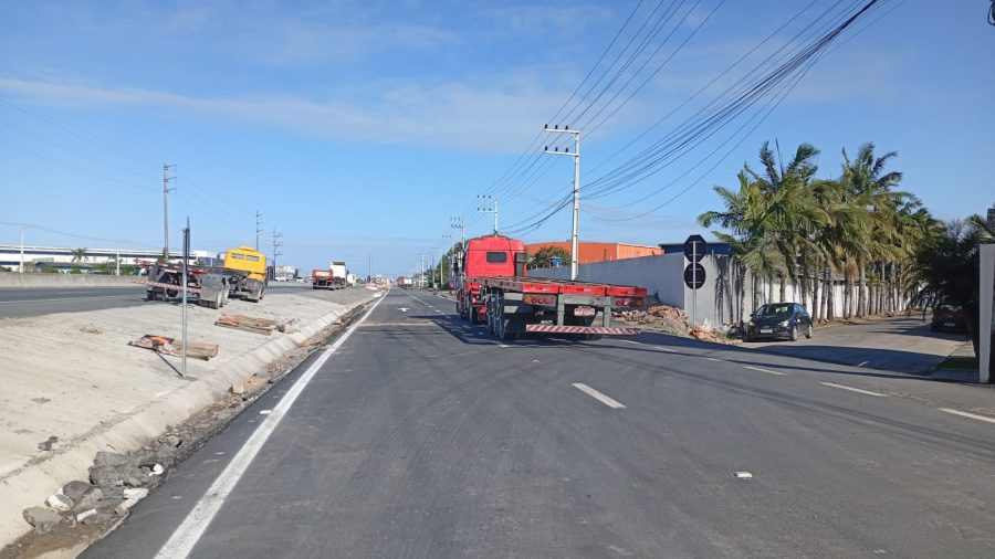 DNIT entrega trecho de marginal da BR-470 em Navegantes