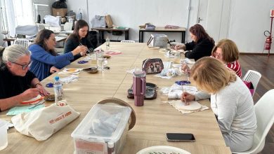 Timbó abre nova turma do curso de aquarela com bordado