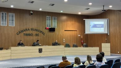 Audiência pública na Câmara de Timbó discutiu metas da LDO 2026