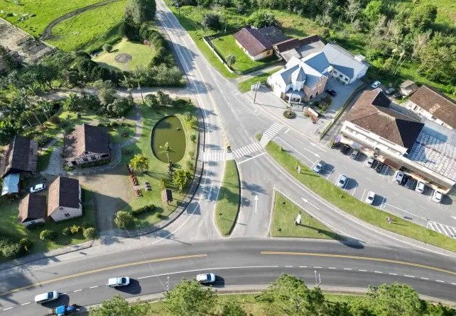 SC-110 em Pomerode terá rotatória e trevo alemão para aumentar segurança no trânsito