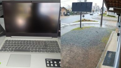 Morador de Timbó tem notebook furtado no Centro e faz apelo por informações