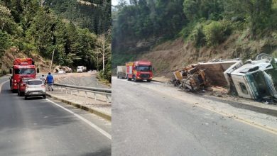 Caminhão perde freios e três pulam para escapar de acidente em Ituporanga